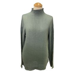 ISSEY MIYAKE イッセイミヤケ ワッフルプリーツ カットソー SIZE M IM63-FJ905 グレー Bランク