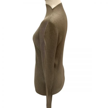  ISSEY MIYAKE イッセイミヤケ PLEATS PLEASE カットソー SIZE 3 PP19-JK315 ブラウン