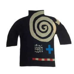 ISSEY MIYAKE me イッセイミヤケ ミー カットソー ワッフルプリーツ SIZE Free MI12FK211 ブラック Bランク