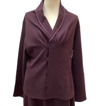  JURGEN LEHL ヨーガンレール レディース セットアップ ジャケット スカート SIZE M パープル