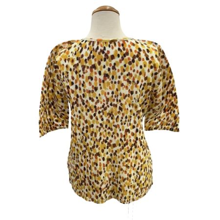 ISSEY MIYAKE イッセイミヤケ PLEATS PLEASE  カーディガン ドット SIZE 2 PP51F0384 イエロー