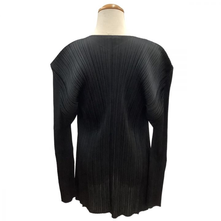 ISSEY MIYAKE イッセイミヤケ PLEATS PLEASE カーディガン SIZE 3 PP05-JO001 ブラック ｜中古｜なんでもリサイクルビッグバン