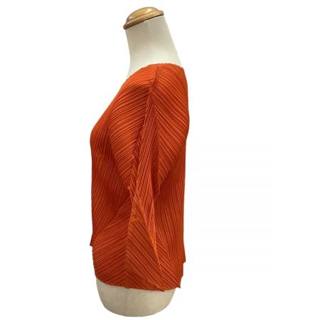 ISSEY MIYAKE イッセイミヤケ PLEATS PLEASE 変形カットソー SIZE 4 PP33-JK622 オレンジ ｜中古｜なんでもリサイクルビッグバン