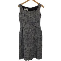 Ferragamo フェラガモ レディース ノースリーブワンピース SIZE 40 ネイビー Bランク