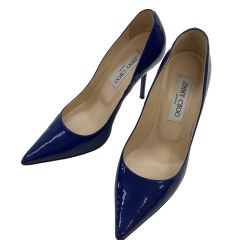 JIMMY CHOO ジミーチュウ レディース パンプス ハイヒール ピンヒール SIZE 36 ブルー Bランク