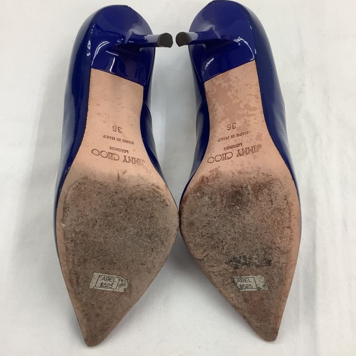 JIMMY CHOO ジミーチュウ レディース パンプス ハイヒール ピンヒール SIZE 36 ブルー｜中古｜なんでもリサイクルビッグバン