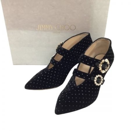  JIMMY CHOO ジミーチュウ レディース ブーティー ショートブーツ SIZE 36 ブラック