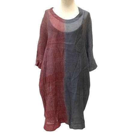  NEERU KUMAR ネルー・クマール レディース チュニック SIZE M グレー