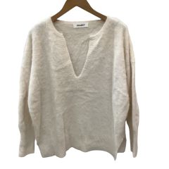 CEaRET シーレット レディース  ニット FOX90％カシミヤ10％ SIZE 2 ホワイト Bランク