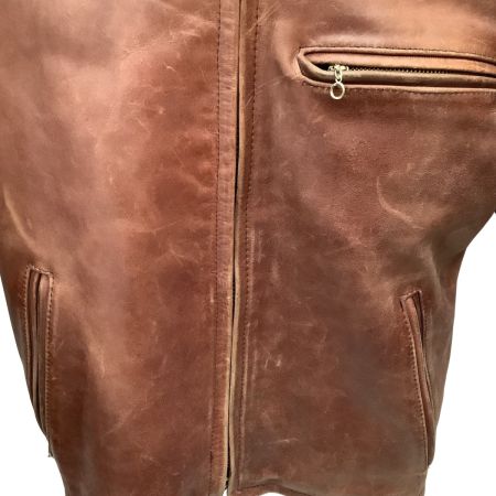 B-McCOY'S ビーマッコイ メンズ レザージャケット SIZE 36 ブラウン