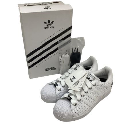 adidas アディダス 未使用 スニーカー メンズ レディース SUPER35STAR 24.5cm ホワイト