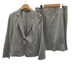 ♪♪ 23ku 23区 レディース スーツ スカート ジャケット SIZE 46 グレー Bランク