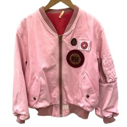 PINK HOUSE ピンクハウス レディース 激レア ブルゾン ワッペン vintage  ピンク Cランク