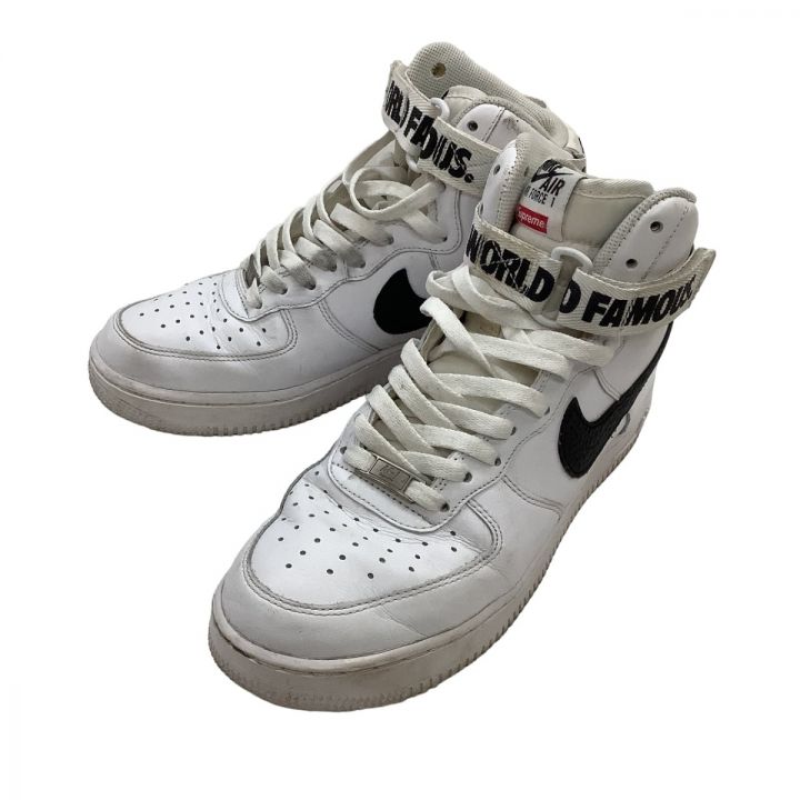 NIKE×SUPREME ナイキ ×シュプリーム レア ハイカットスニーカー SIZE 26.5cm 698696-100  ホワイト｜中古｜なんでもリサイクルビッグバン