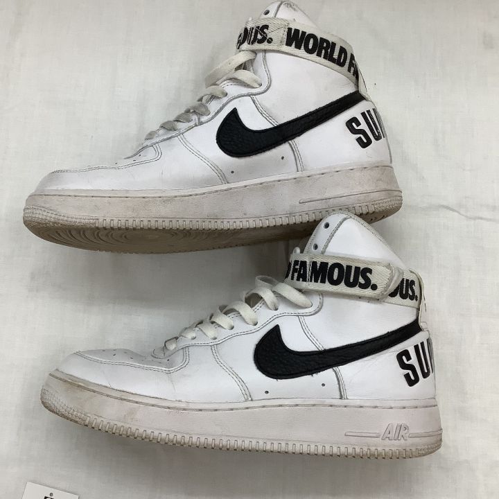 NIKE×SUPREME ナイキ ×シュプリーム レア ハイカットスニーカー SIZE 26.5cm 698696-100  ホワイト｜中古｜なんでもリサイクルビッグバン