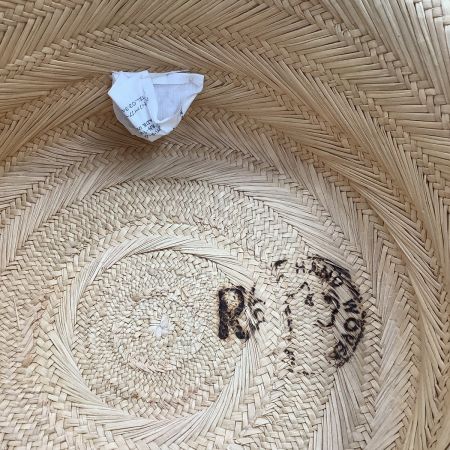  45rpm 45アールピーエム パナマハット 麦わら帽子 ベージュ