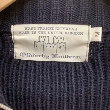  Oldderby knitwear オールダービーニットウェア レディース ニットパーカー  SIZE M ネイビー