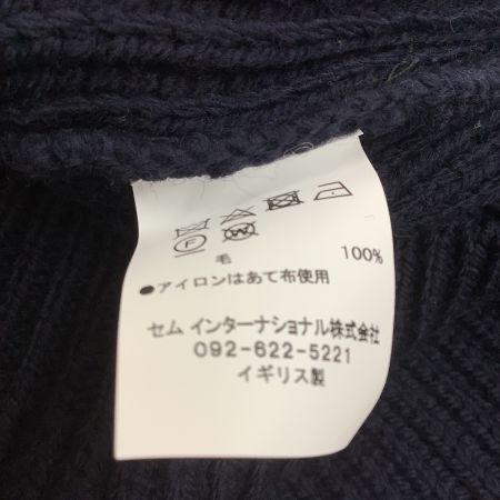  Oldderby knitwear オールダービーニットウェア レディース ニットパーカー  SIZE M ネイビー