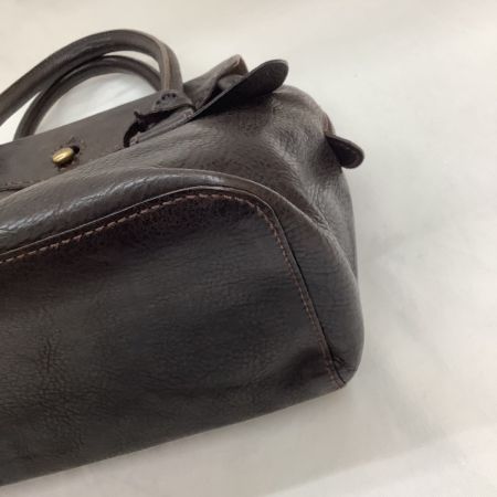 GENTEN ゲンテン レディース ハンドバッグ レザー  焦げ茶