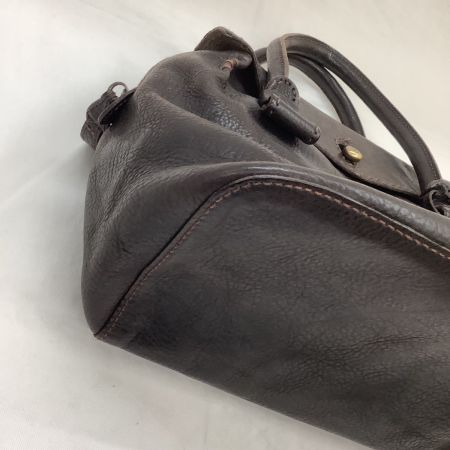 GENTEN ゲンテン レディース ハンドバッグ レザー  焦げ茶
