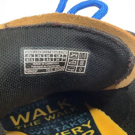  KEEN キーン ジャスパー レザー スウェード スニーカー SIZE 24cm CD-C 011220 ブラウン