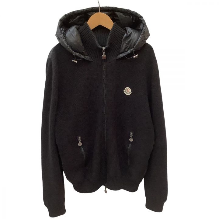 MONCLER モンクレール メンズ ダウンジャケット MAGLIONE TRICOT CARDIGAN SIZE XXL  ブラック｜中古｜なんでもリサイクルビッグバン