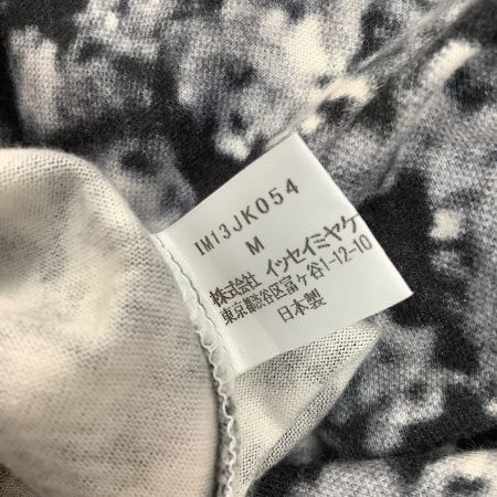  ISSEY MIYAKE イッセイミヤケ カットソー 総柄 花柄 モザイク SIZE M IM13JKO54 グレー