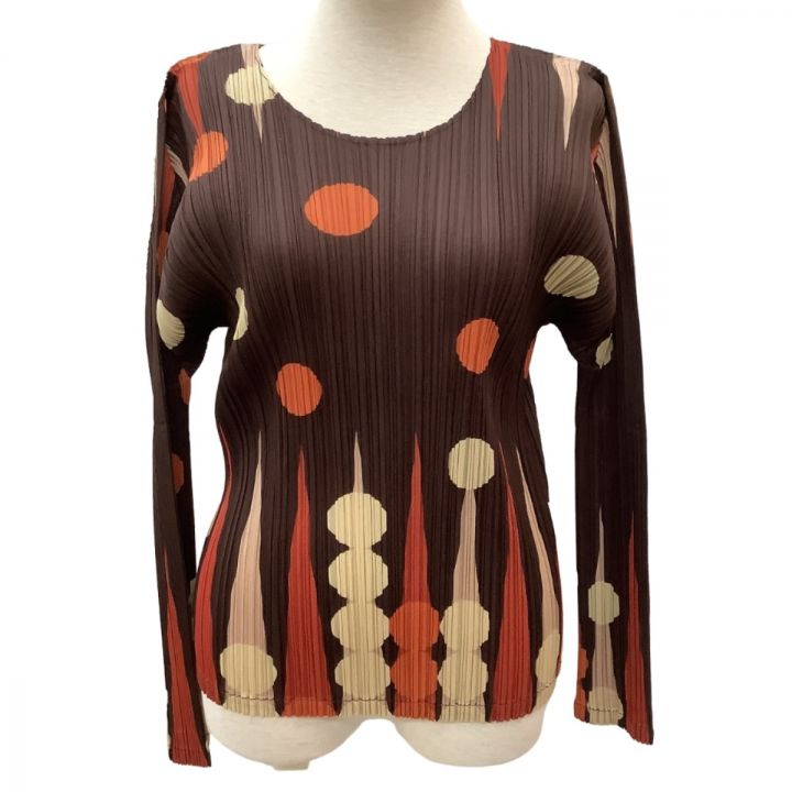 45796 PLEATSPLEASE ドット カットソー 45796 PLEATSPLEASE ドット