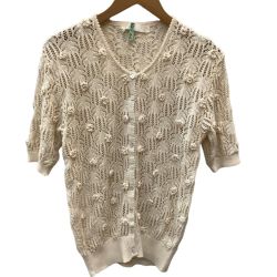 PINK HOUSE ピンクハウス レディース カーディガン VINTAGE  アイボリー Bランク