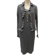 SPECCHIO スペッチオ レディース セットアップ カーディガン ワンピース SIZE 40 グレー Bランク