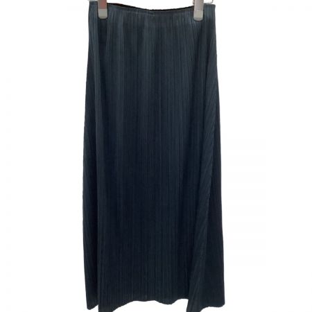  ISSEY MIYAKE イッセイミヤケ PLEATS PLEASE スカート SIZE 2 PP13-JG509 ネイビー