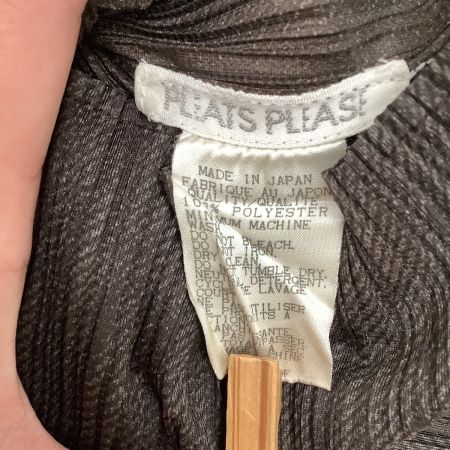  ISSEY MIYAKE イッセイミヤケ PLEATS PLEASE カットソー SIZE 3 PP73-JK204 ブラウン