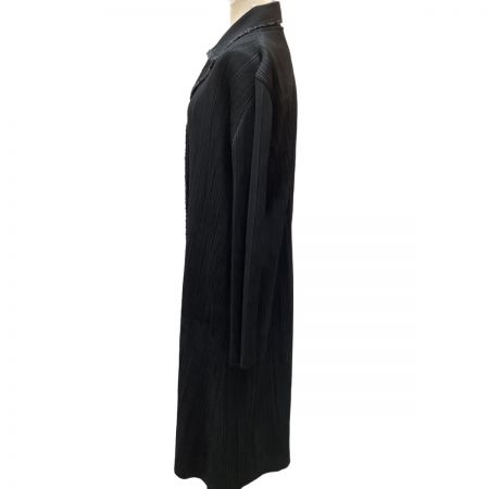  ISSEY MIYAKE イッセイミヤケ PLEATS PLEASE ロングコート SIZE 4 PP41-JA405 グレー