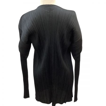  ISSEY MIYAKE イッセイミヤケ PLEATS PLEASE  カーディガン SIZE 3 PP05-JO001 ブラック