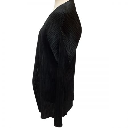  ISSEY MIYAKE イッセイミヤケ PLEATS PLEASE  カーディガン SIZE 3 PP05-JO001 ブラック