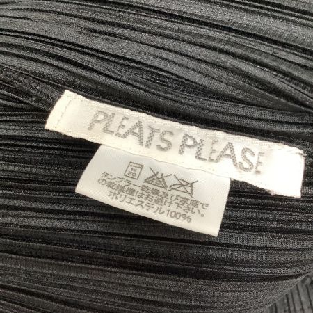  ISSEY MIYAKE イッセイミヤケ PLEATS PLEASE  カーディガン SIZE 3 PP05-JO001 ブラック