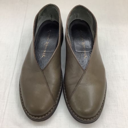  JURGEN LEHL ヨーガンレール レディース パンプス レザー SIZE 23.5cm カーキ