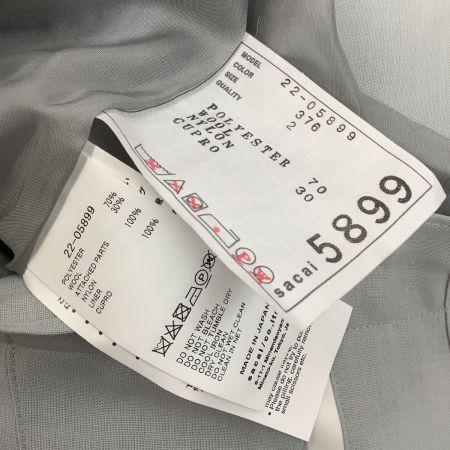  sacai サカイ レディース スカート SIZE 2 グレー