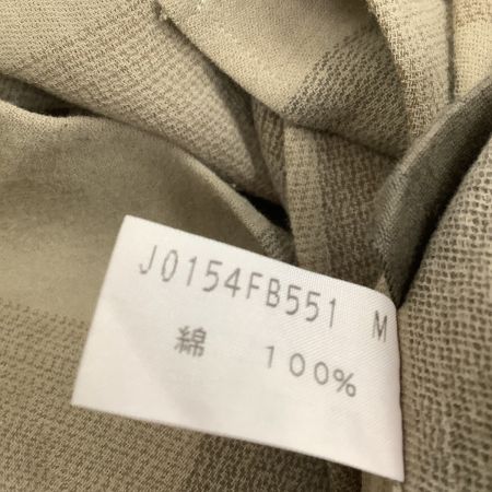  JURGEN LEHL ヨーガンレール レディース カットソー SIZE M チェック ベージュ