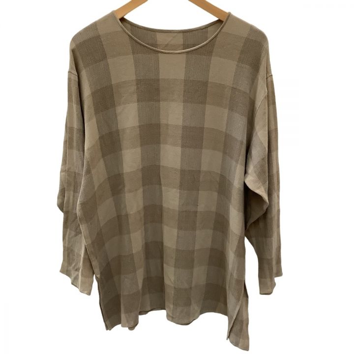 JURGEN LEHL ヨーガンレール レディース カットソー SIZE M チェック