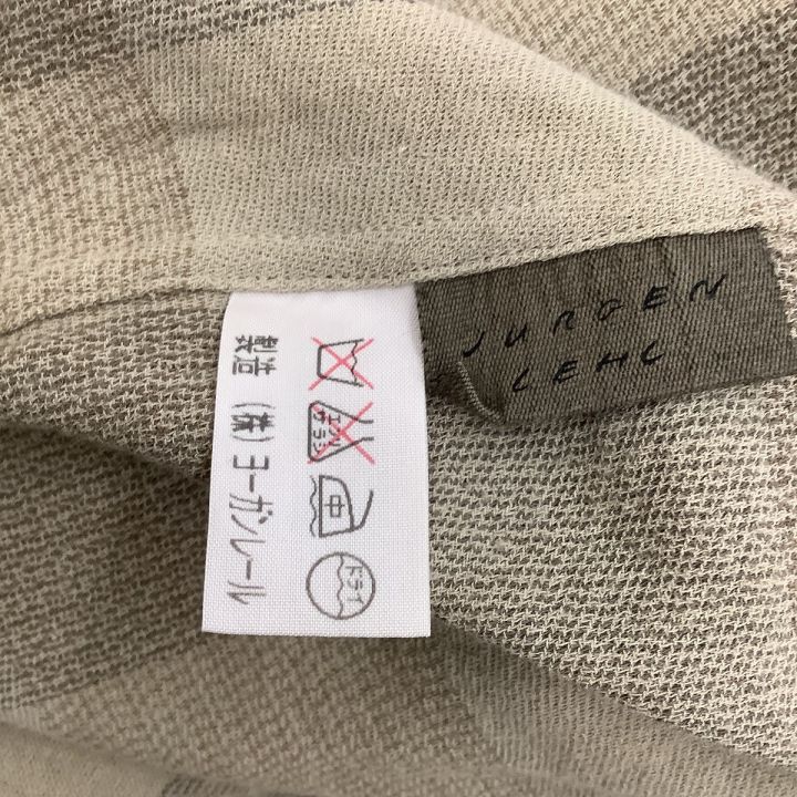 JURGEN LEHL ヨーガンレール レディース カットソー SIZE M チェック