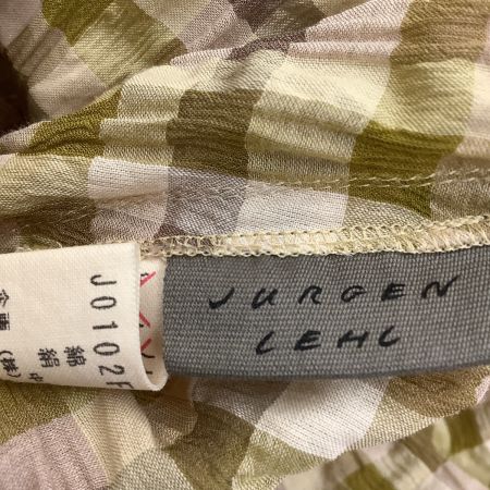  JURGEN LEHL ヨーガンレール レディース  ワンピース SIZE M チェック ベージュ