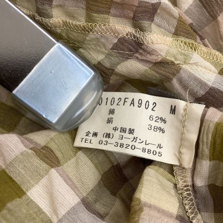  JURGEN LEHL ヨーガンレール レディース  ワンピース SIZE M チェック ベージュ