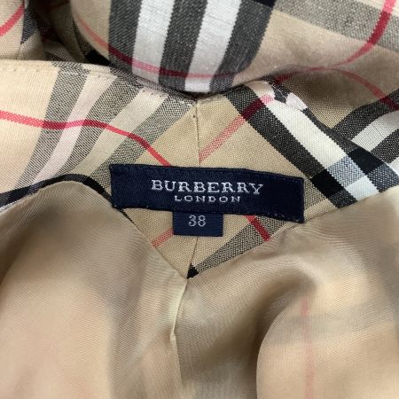  BURBERRY LONDON バーバリーロンドン レディース ノースリーブワンピース SIZE 38 ベージュ