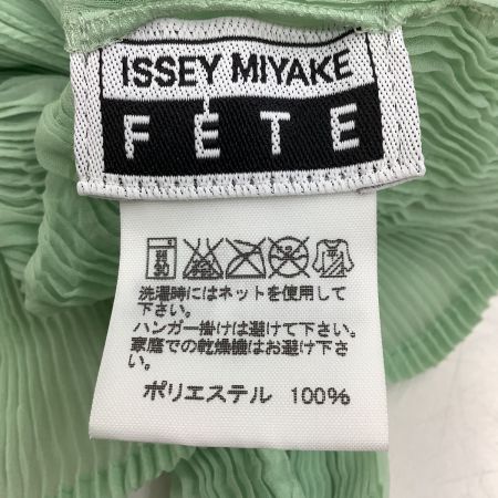  ISSEY MIYAKE イッセイミヤケ 波プリーツ シフォン カットソー SIZE 2 IF92FJ412 ペパーミントグリーン