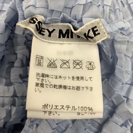  ISSEY MIYAKE イッセイミヤケ  プリーツ 変形 スクエア カットソー SIZE L IM02FJ915 スカイブルー