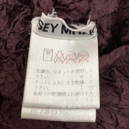  ISSEY MIYAKE イッセイミヤケ カットソー ワッシャー加工 SIZE L IM94-FJ960 ワインレッド
