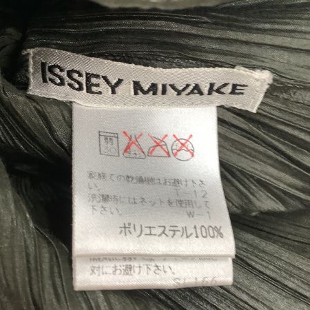  ISSEY MIYAKE イッセイミヤケ プリーツ シャツワンピース SIZE L IM92-FJ917 カーキ