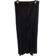 ISSEY MIYAKE イッセイミヤケ プリーツ パンツ サイド ステッチ SIZE 3 IF84FG731 ブラック Bランク