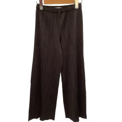 ♪♪ ISSEY MIYAKE イッセイミヤケ PLEATS PLEASE パンツ SIZE 1 PP01-JF824 ブラウン Bランク